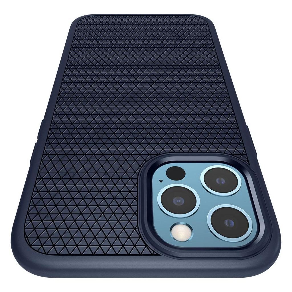 Spigen® Liquid Air™ ACS02247 iPhone 12 Pro Max Case - Navy Blue