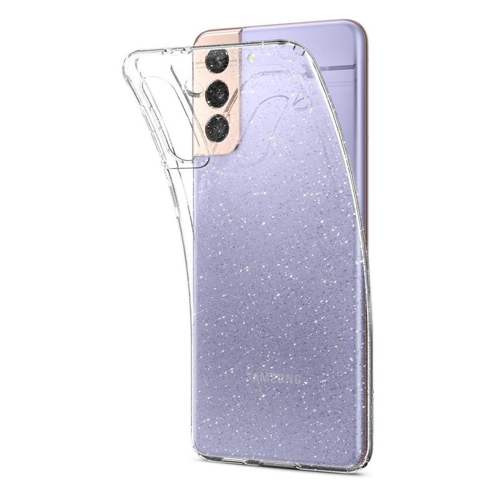 Spigen® Liquid Crystal™ Glitter ACS02420 Samsung Galaxy S21 Case - Crystal Quartz