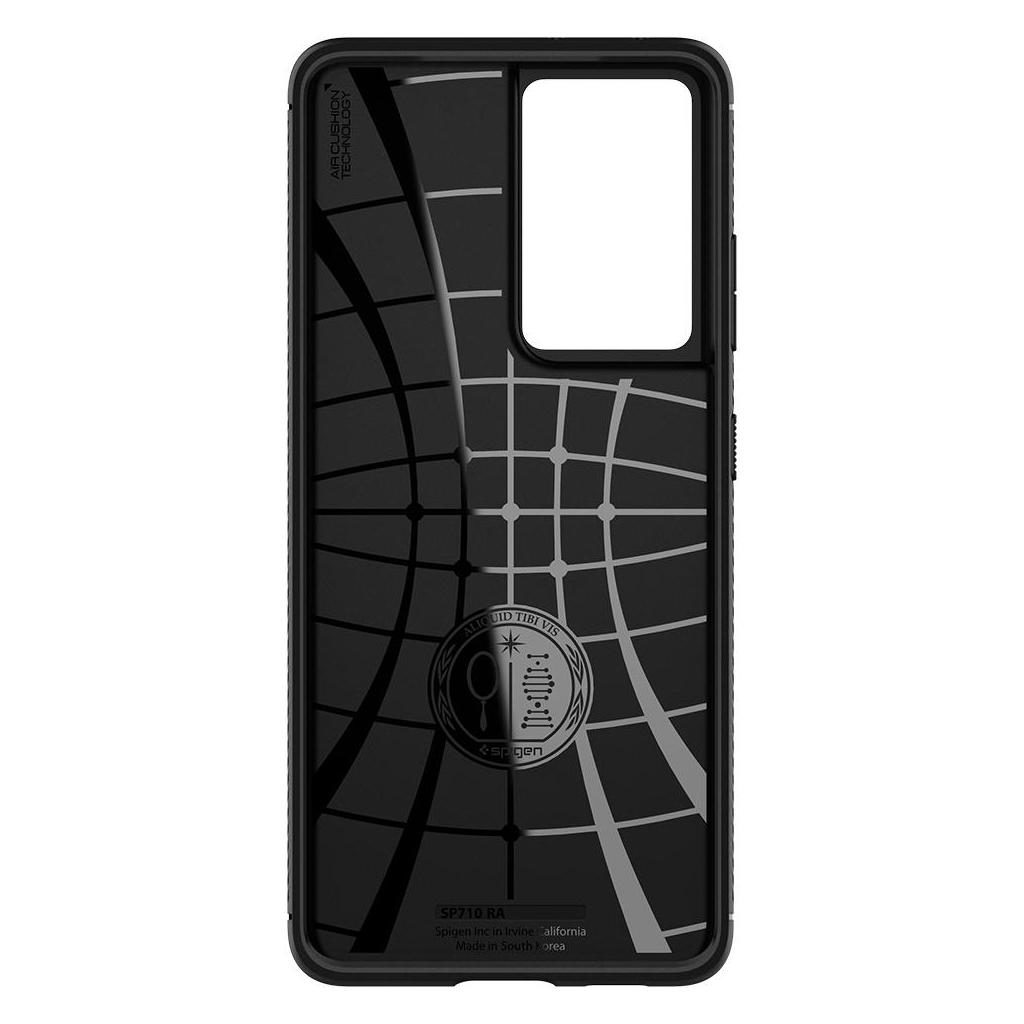 Spigen® Rugged Armor™ ACS02349 Samsung Galaxy S21 Ultra Case - Matte Black