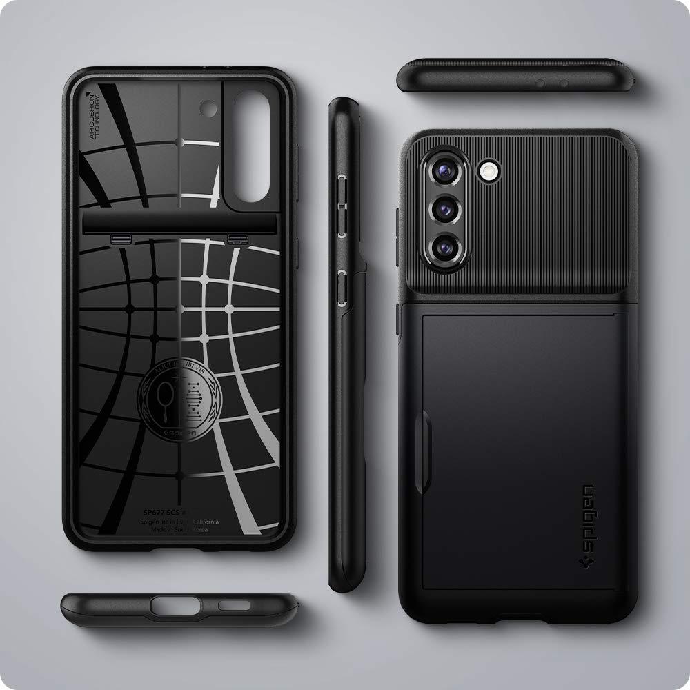 Spigen® Slim Armor™ CS ACS02393 Samsung Galaxy S21+ Plus Case - Black