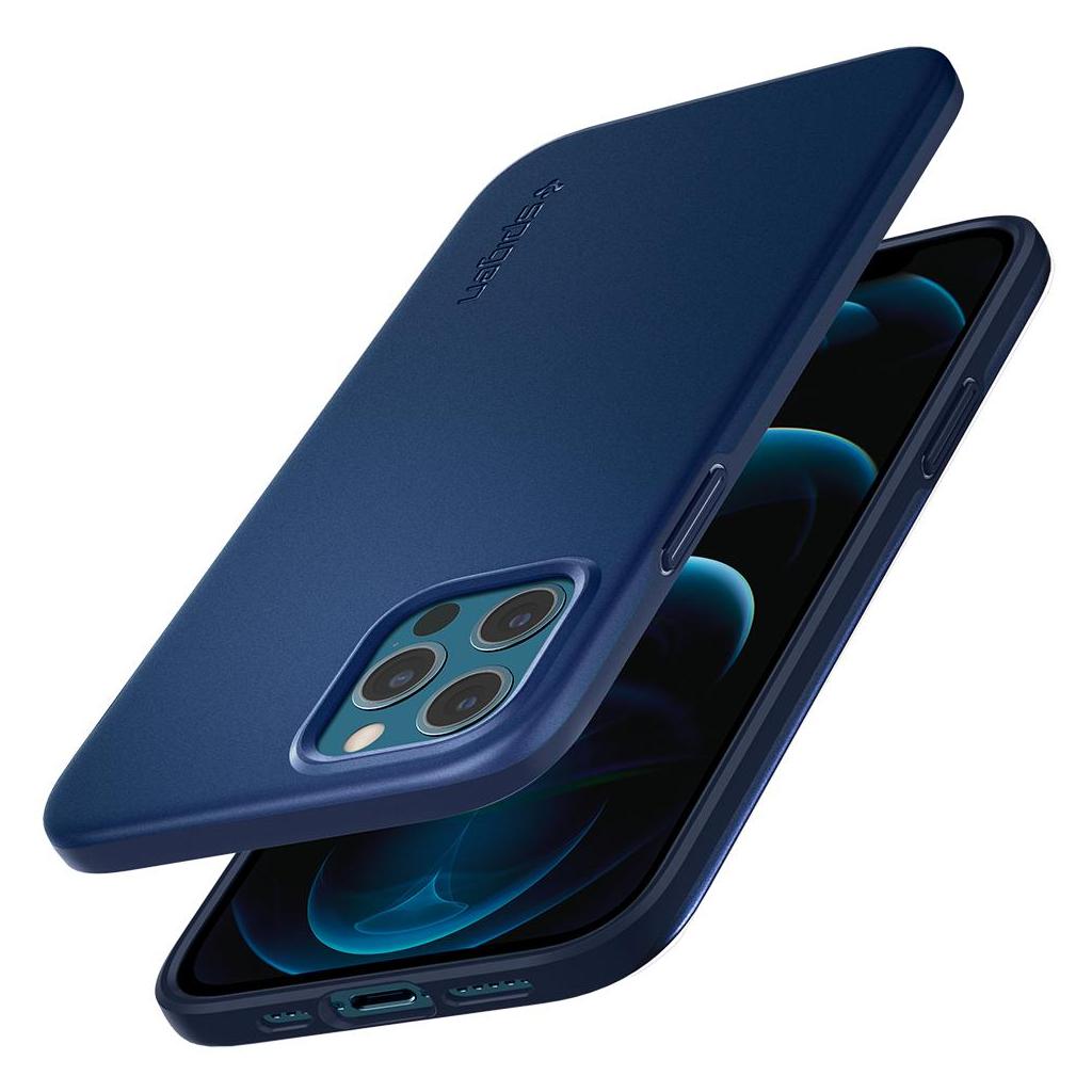 Spigen® Thin Fit™ Acs02296 Iphone 12 Iphone 12 Pro Case Navy Blue