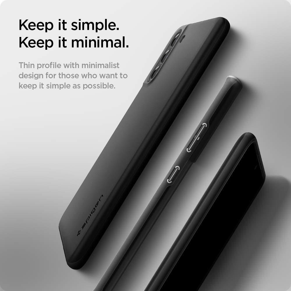 Spigen® Thin Fit™ ACS02382 Samsung Galaxy S21+ Plus Case - Black