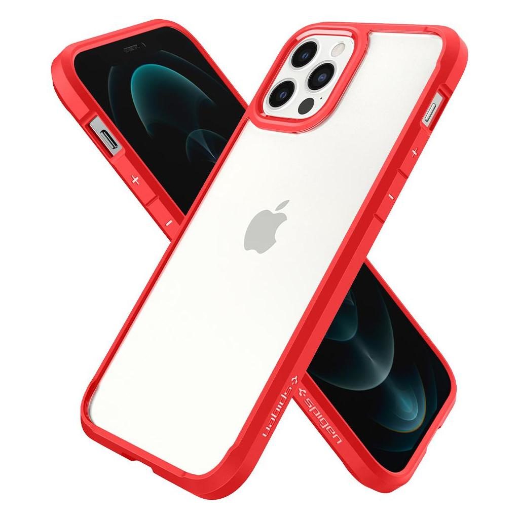 Spigen® Ultra Hybrid™ ACS01704 iPhone 12 / 12 Pro Case - Red