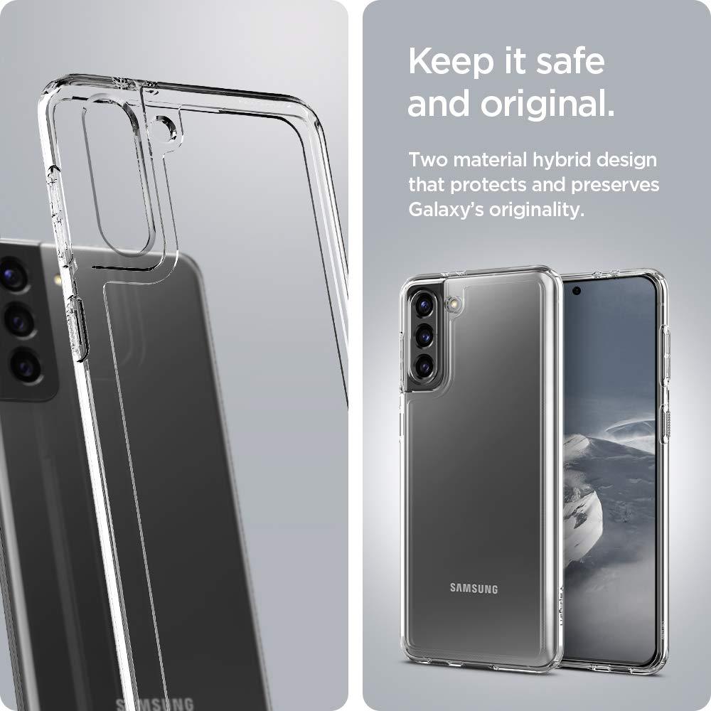 Spigen® Ultra Hybrid™ ACS02423 Samsung Galaxy S21 Case - Crystal Clear