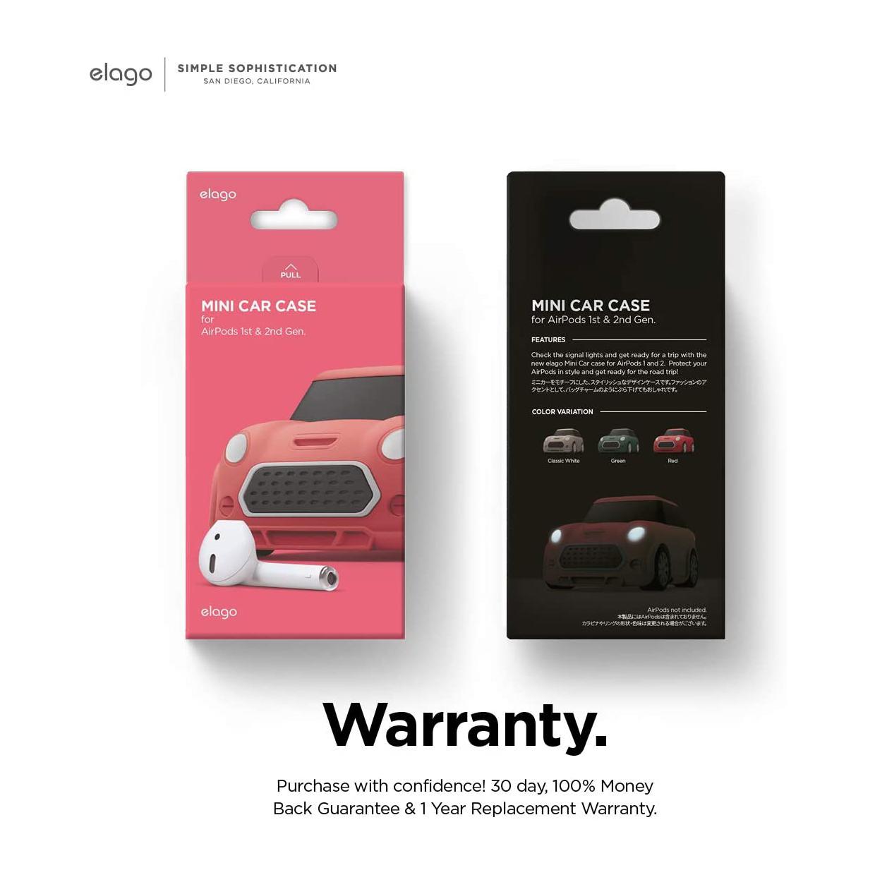 Elago® Mini Car EAP-MINICAR-RD Apple AirPods Case – Red