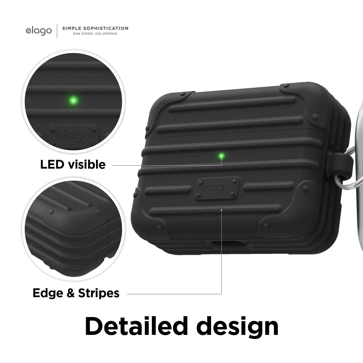 Elago® Suit EAPPSUIT-BK Apple AirPods Pro Case – Black