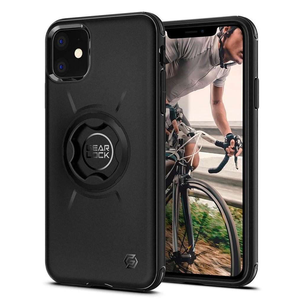 Spigen® Gearlock™ ACS00279 iPhone 11 Bike Mount Case - Black
