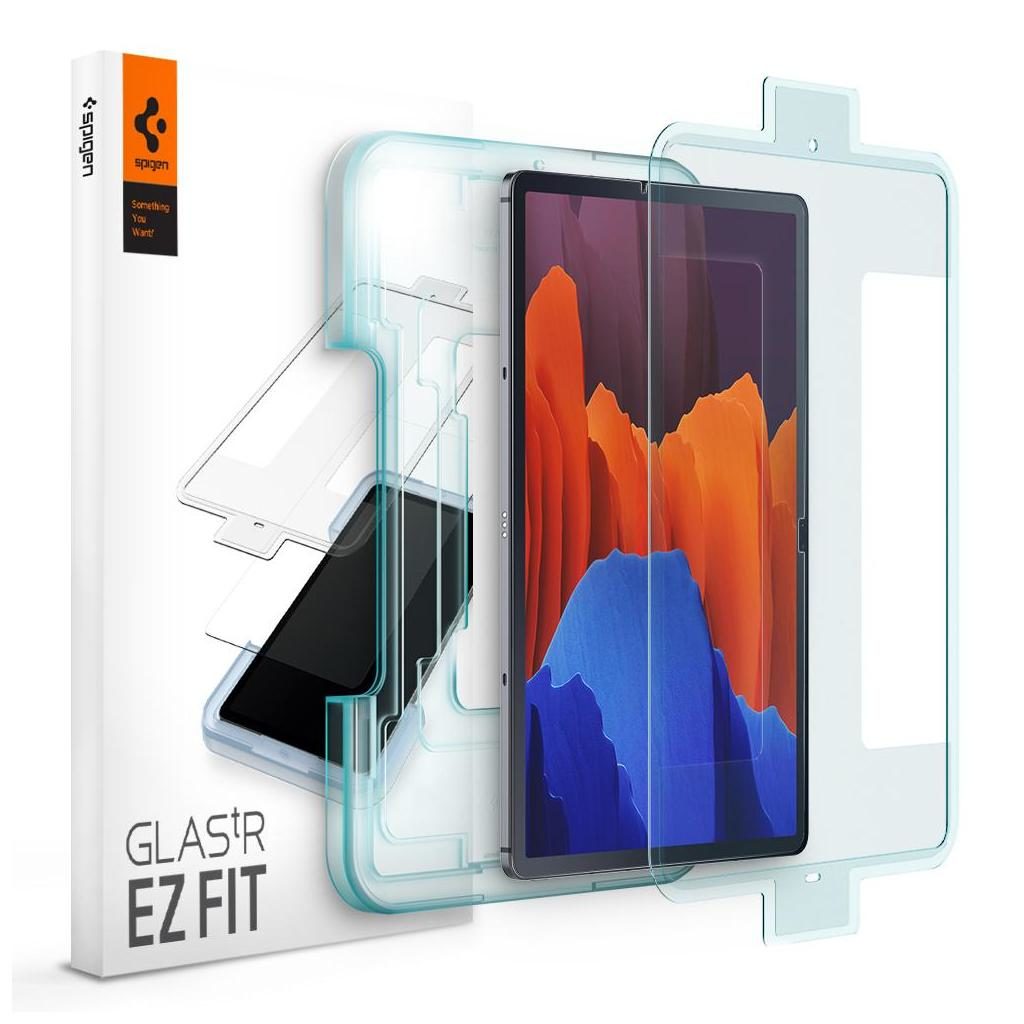 Spigen® GLAS.tR™ EZ FIT™ HD AGL02033 Samsung Galaxy Tab S7+ Plus 12.4-inch Premium Tempered Glass Screen Protector