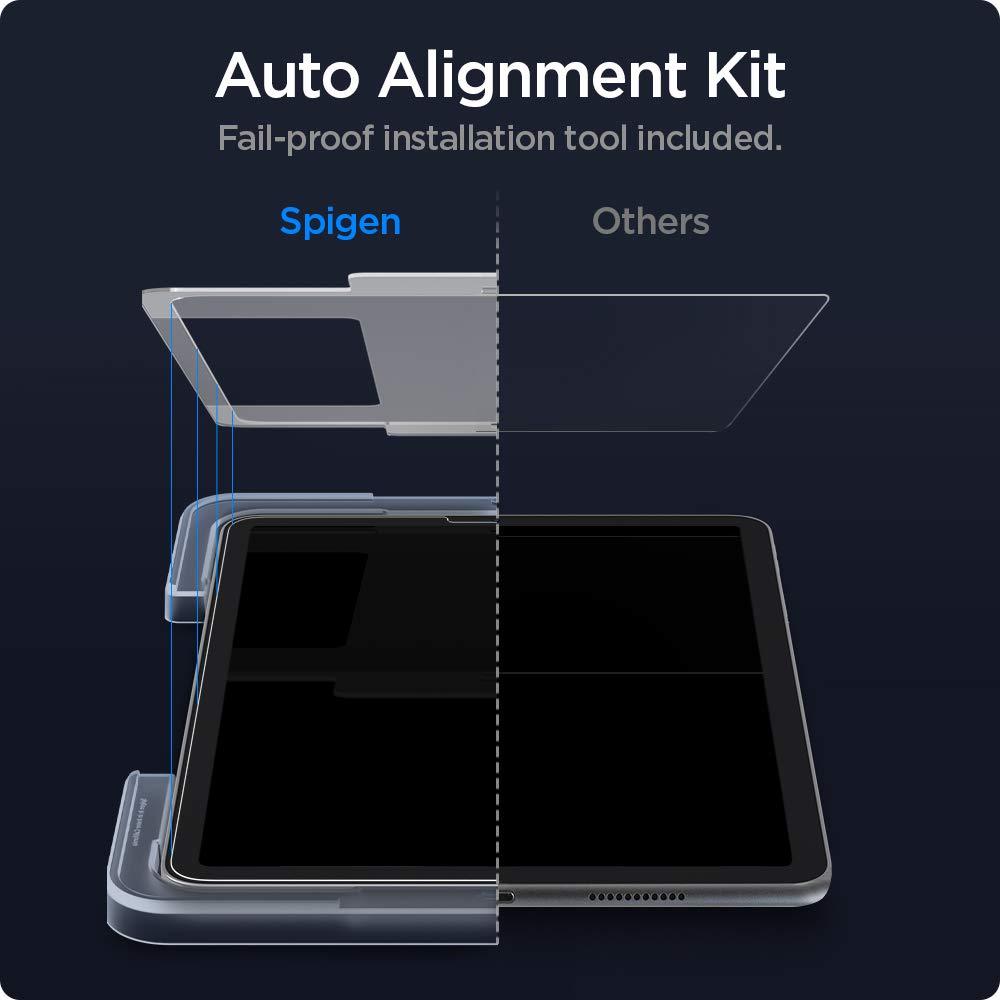 Spigen® GLAS.tR™ EZ FIT™ HD AGL02065 iPad Air 4 10.9-inch (2020) Premium Tempered Glass Screen Protector