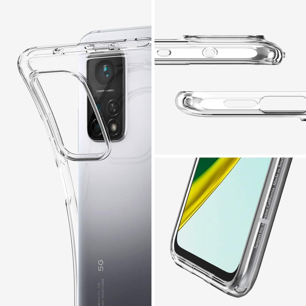 Spigen® Liquid Crystal™ ACS02162 Xiaomi Mi 10Τ / 10Τ Pro Case - Crystal Clear