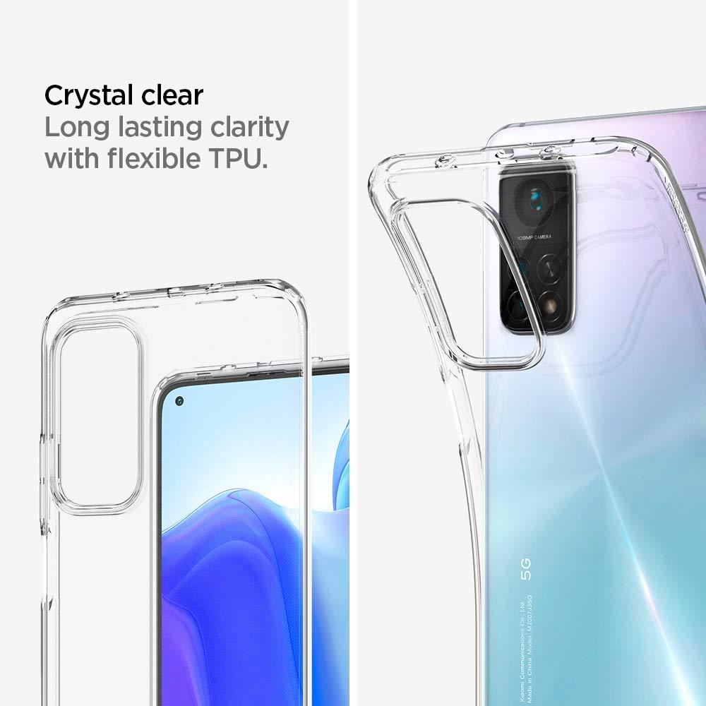Spigen® Liquid Crystal™ ACS02162 Xiaomi Mi 10Τ / 10Τ Pro Case - Crystal Clear