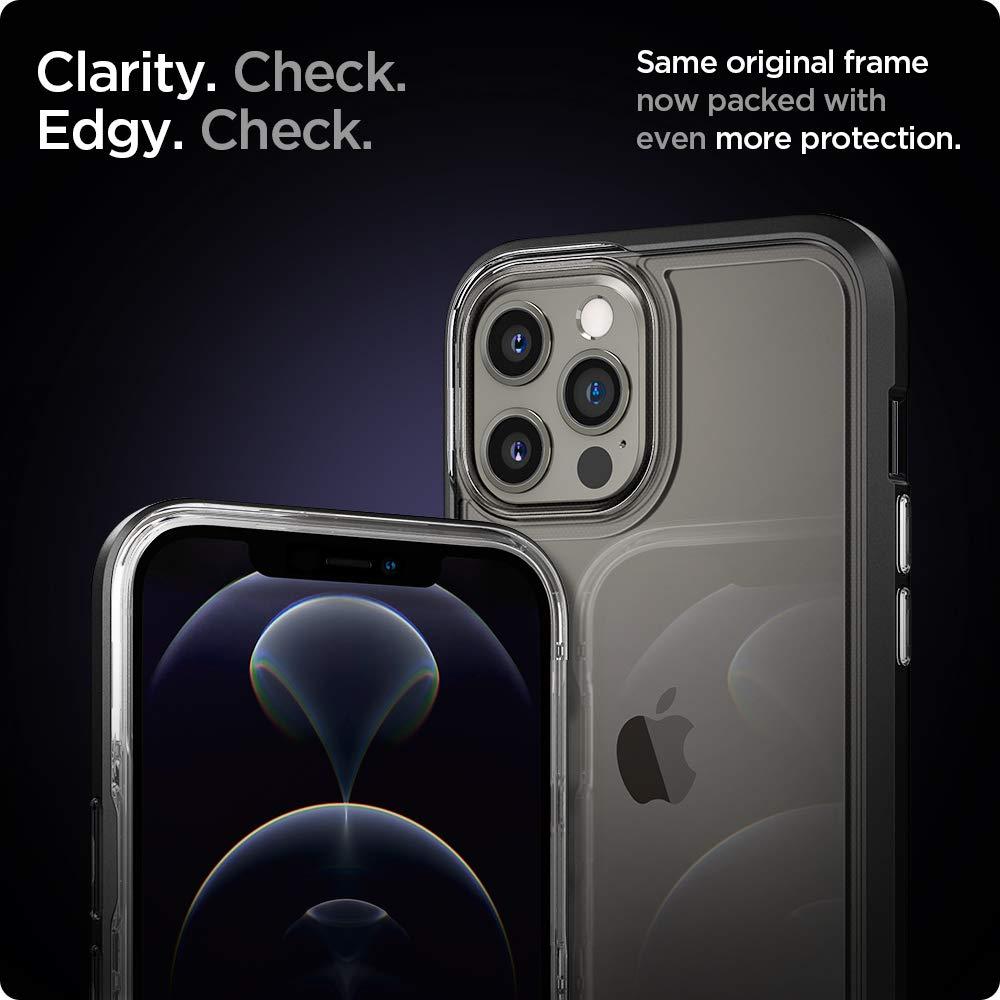 Spigen® Neo Hybrid™ Crystal ACS01622 iPhone 12 Pro Max Case - Black