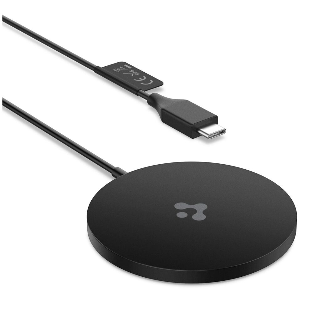 Spigen® PowerArc ArcField™ ACH02190 Magnetic Wireless MagSafe Charger - Black