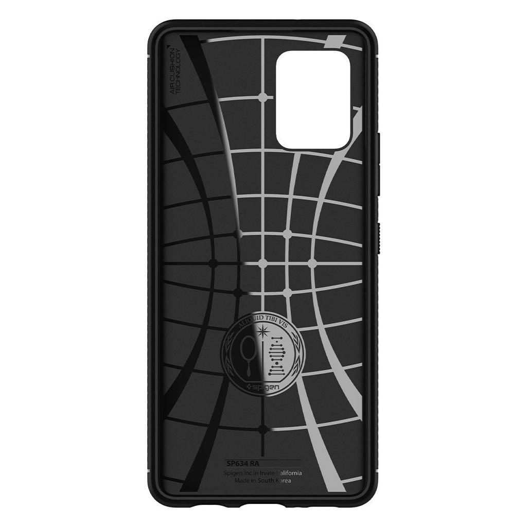 Spigen® Rugged Armor™ ACS02113 Samsung Galaxy A42 5G Case - Matte Black
