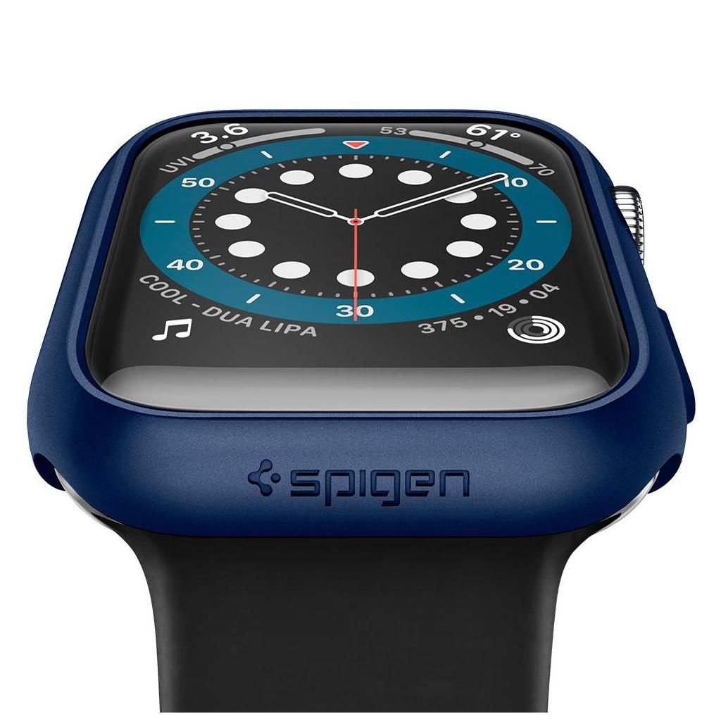 Spigen® Thin Fit™ ACS02226 Apple Watch Series 6 / 5 / 4 / SE (40mm) Case - Metallic Blue