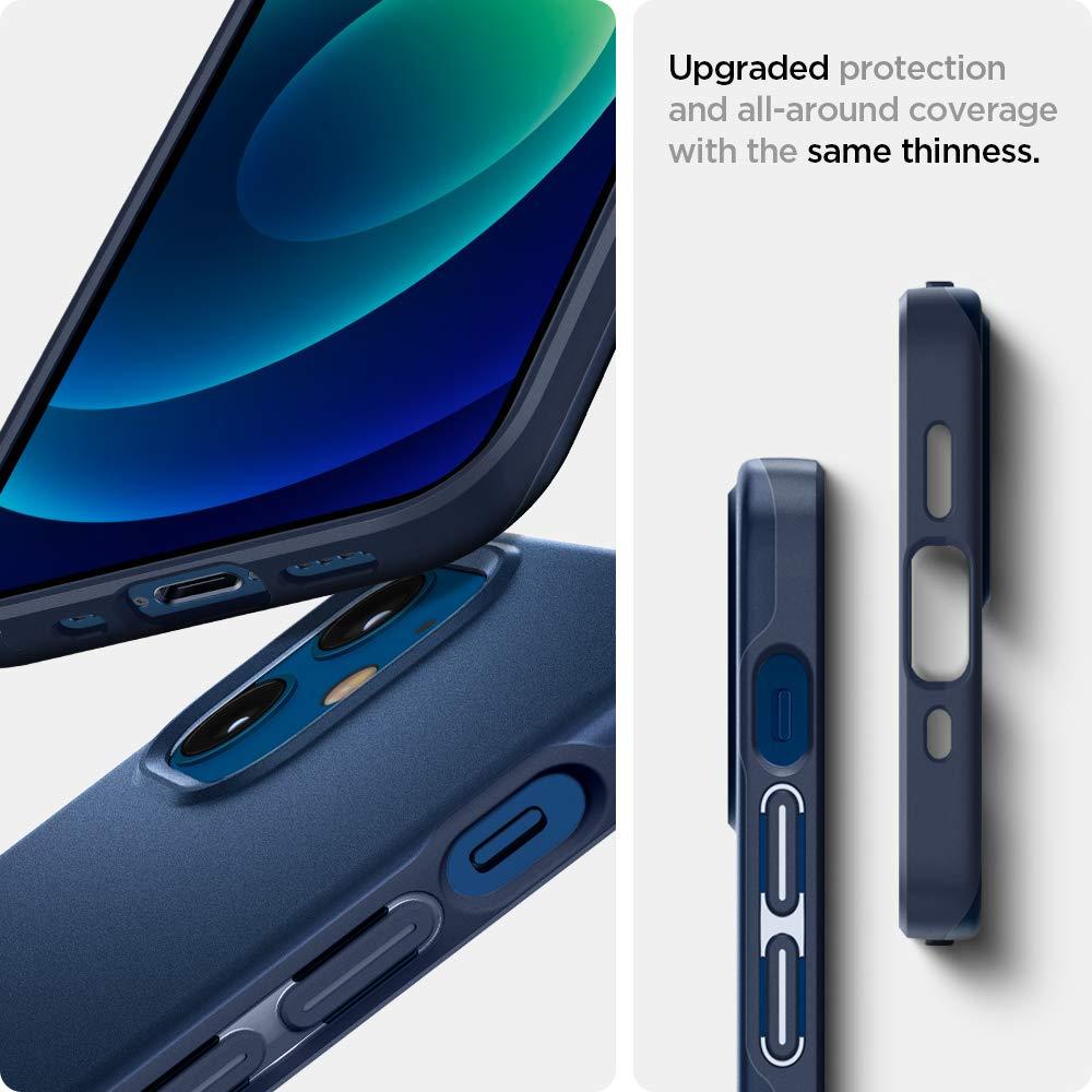 Spigen® Thin Fit™ ACS02299 iPhone 12 Mini Case - Navy Blue