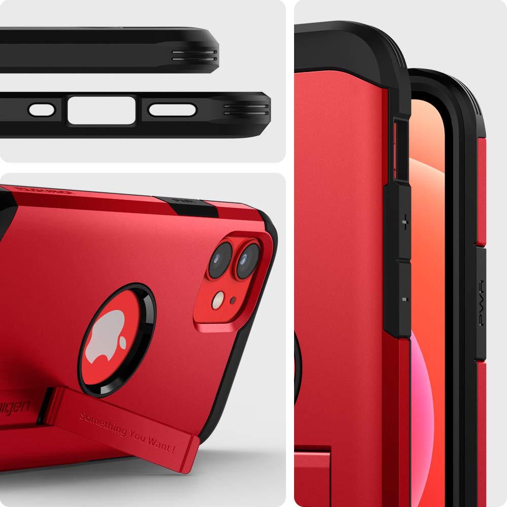 Spigen® Tough Armor™ ACS02258 iPhone 12 Mini Case - Red
