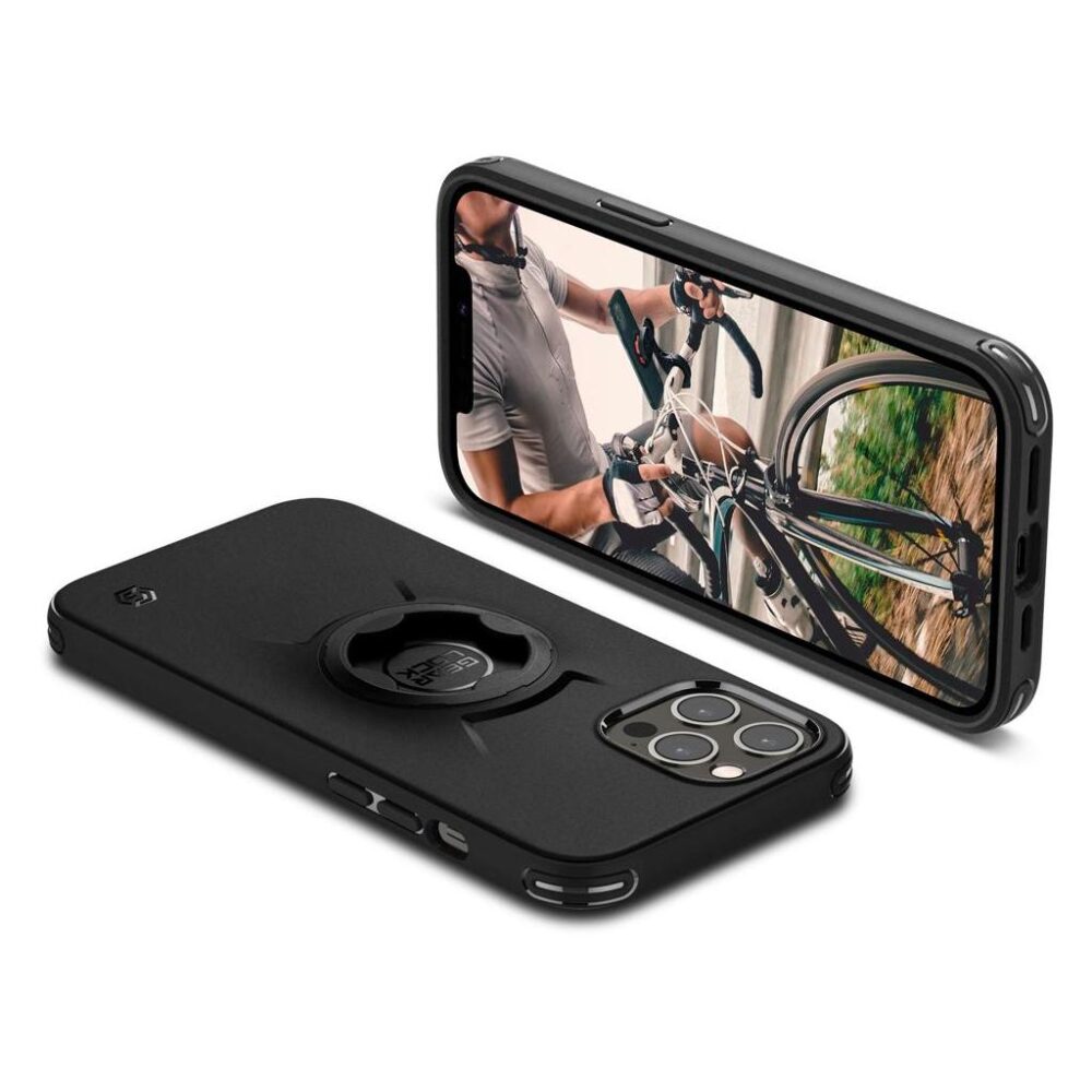 Spigen® Gearlock™ ACS01588 iPhone 12 / iPhone 12 Pro Bike Mount Case - Black