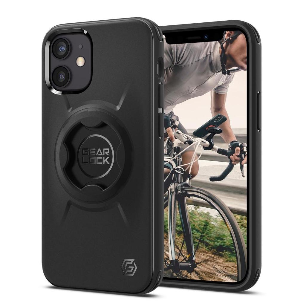 Spigen® Gearlock™ ACS01589 iPhone 12 Mini Bike Mount Case - Black
