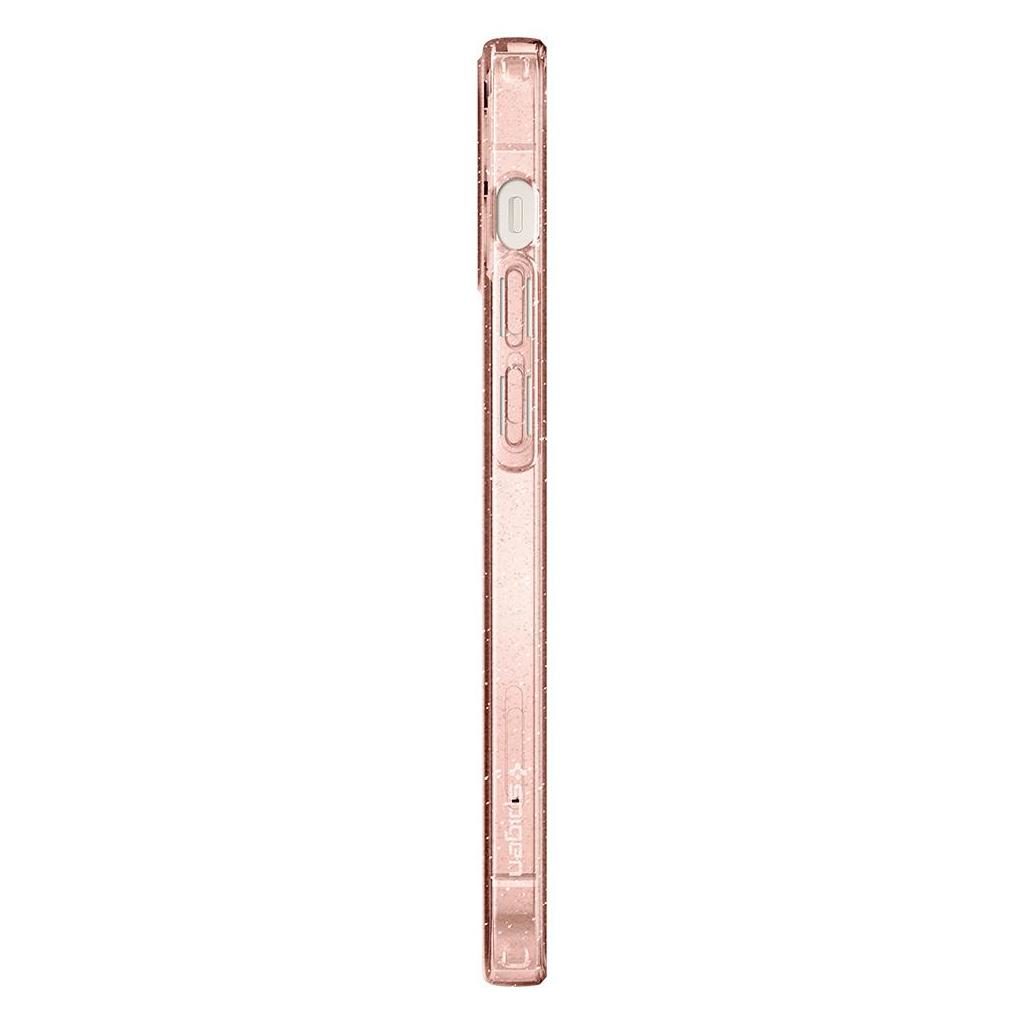 Spigen® Liquid Crystal™ Glitter ACS01742 iPhone 12 Mini Case - Rose Quartz