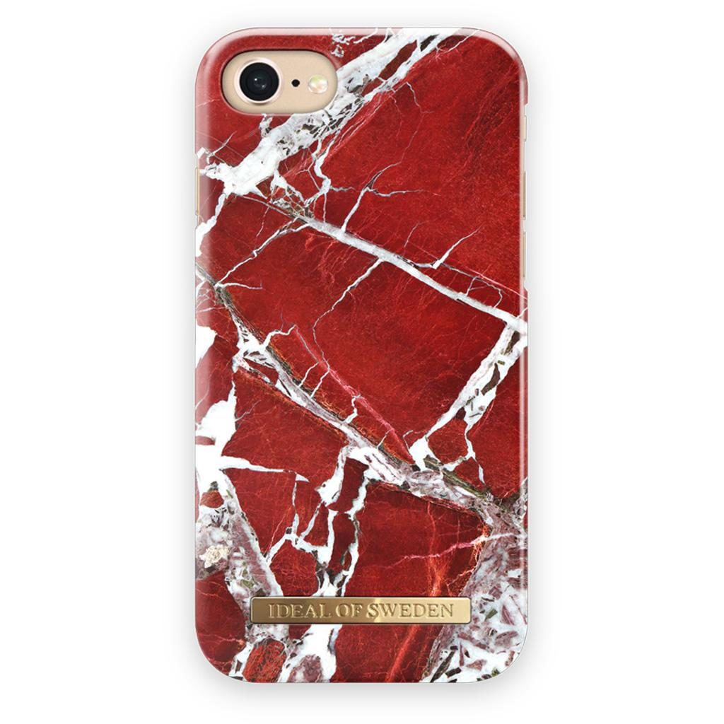 iDeal Of Sweden IDFCS18-I7-71 iPhone SE (2022 / 2020) / 8 / 7 / 6s / 6 Case – Scarlet Red Marble