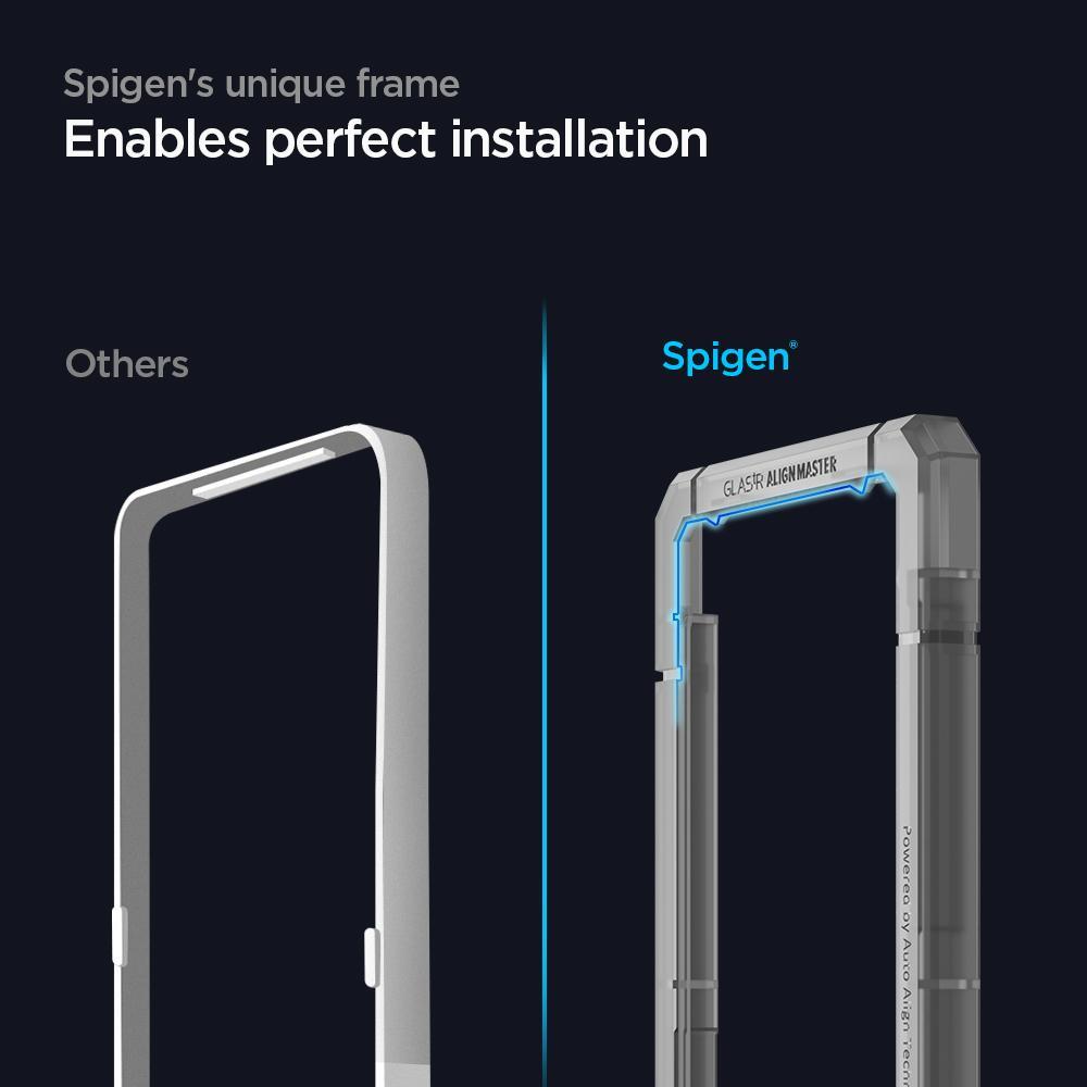 Spigen® GLAS.tR™ ALIGNmaster™ Full Cover HD AGL02821 Samsung Galaxy A52 Premium Tempered Glass Screen Protector