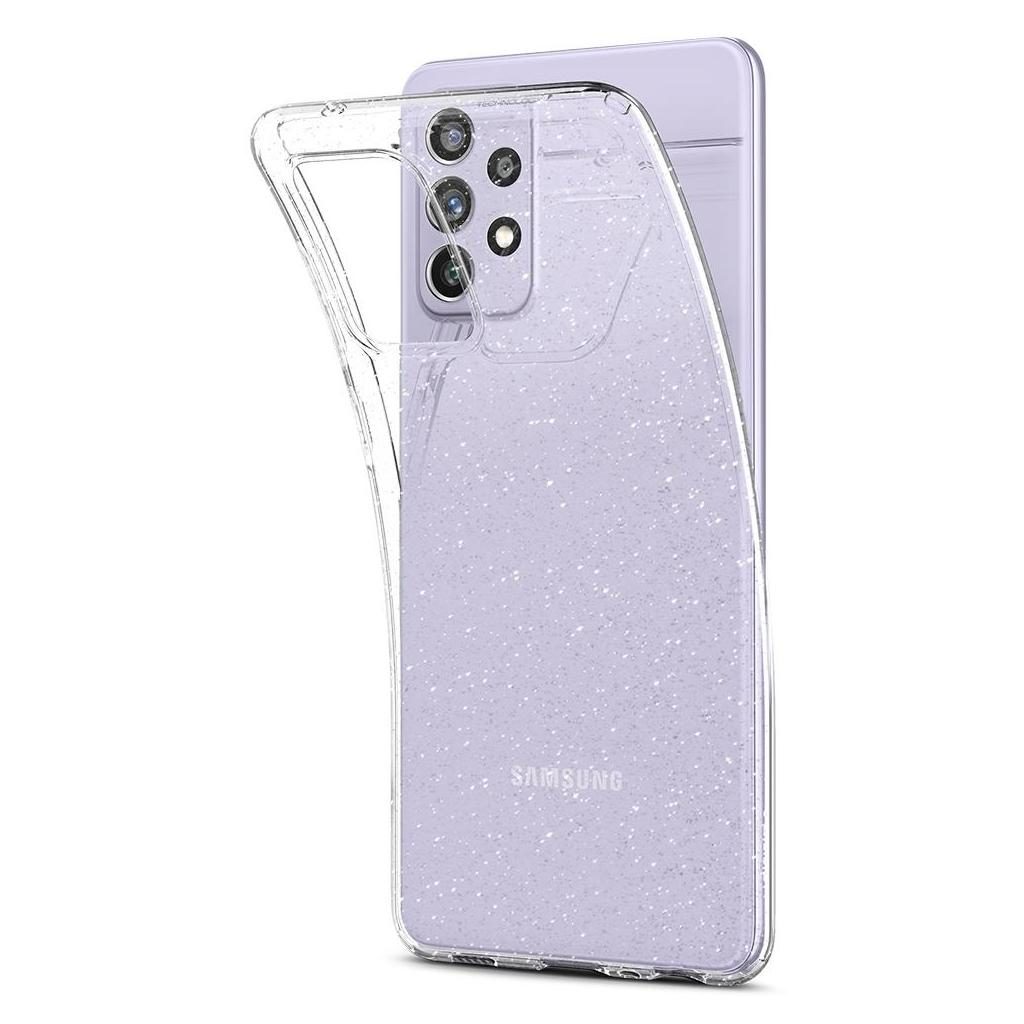 Spigen® Liquid Crystal™ Glitter ACS02326 Samsung Galaxy A72 Case - Crystal Quartz