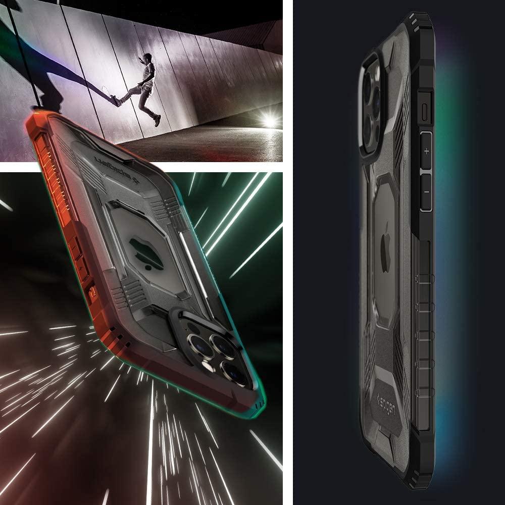 Spigen® Nitro Force ACS02636 iPhone 12 Pro Max Case - Matte Black