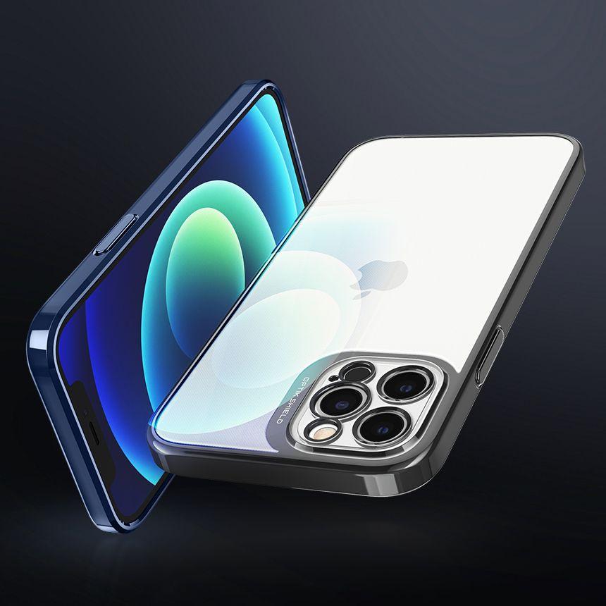 Spigen® Optik Crystal™ ACS02102 iPhone 12 Pro Case - Chrome Grey