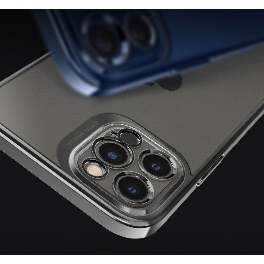 Spigen® Optik Crystal™ ACS02102 iPhone 12 Pro Case - Chrome Grey