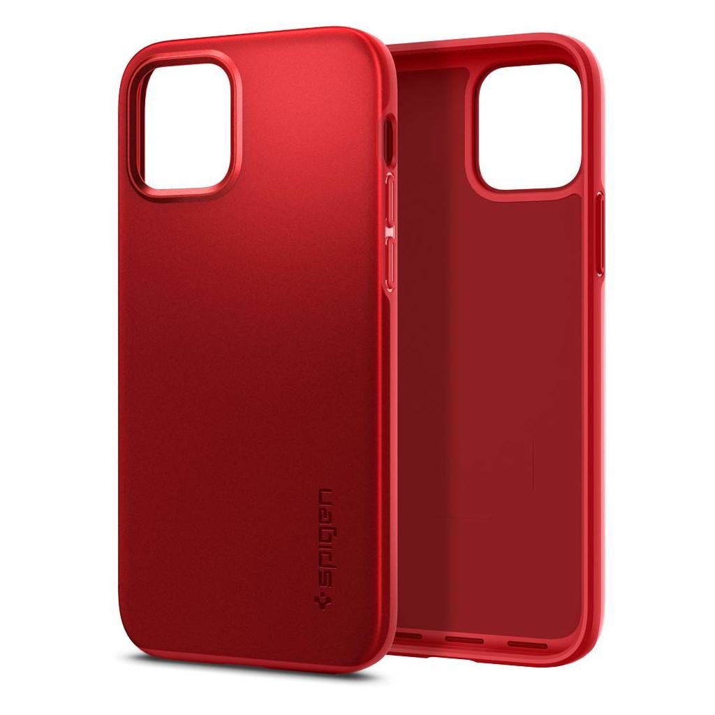 Spigen® Thin Fit™ ACS02252 iPhone 12 / iPhone 12 Pro Case - Red
