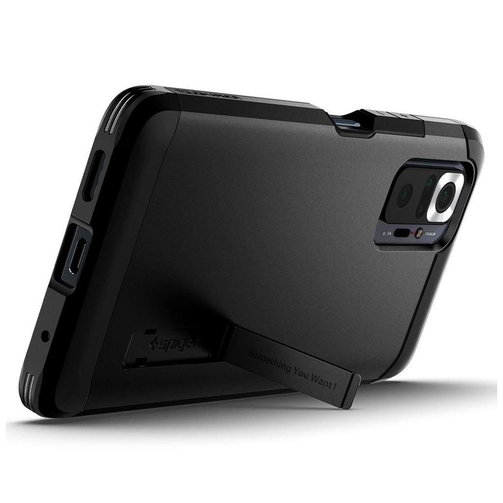 Spigen® Tough Armor™ ACS02846 Xiaomi Redmi Note 10 Pro Case - Black