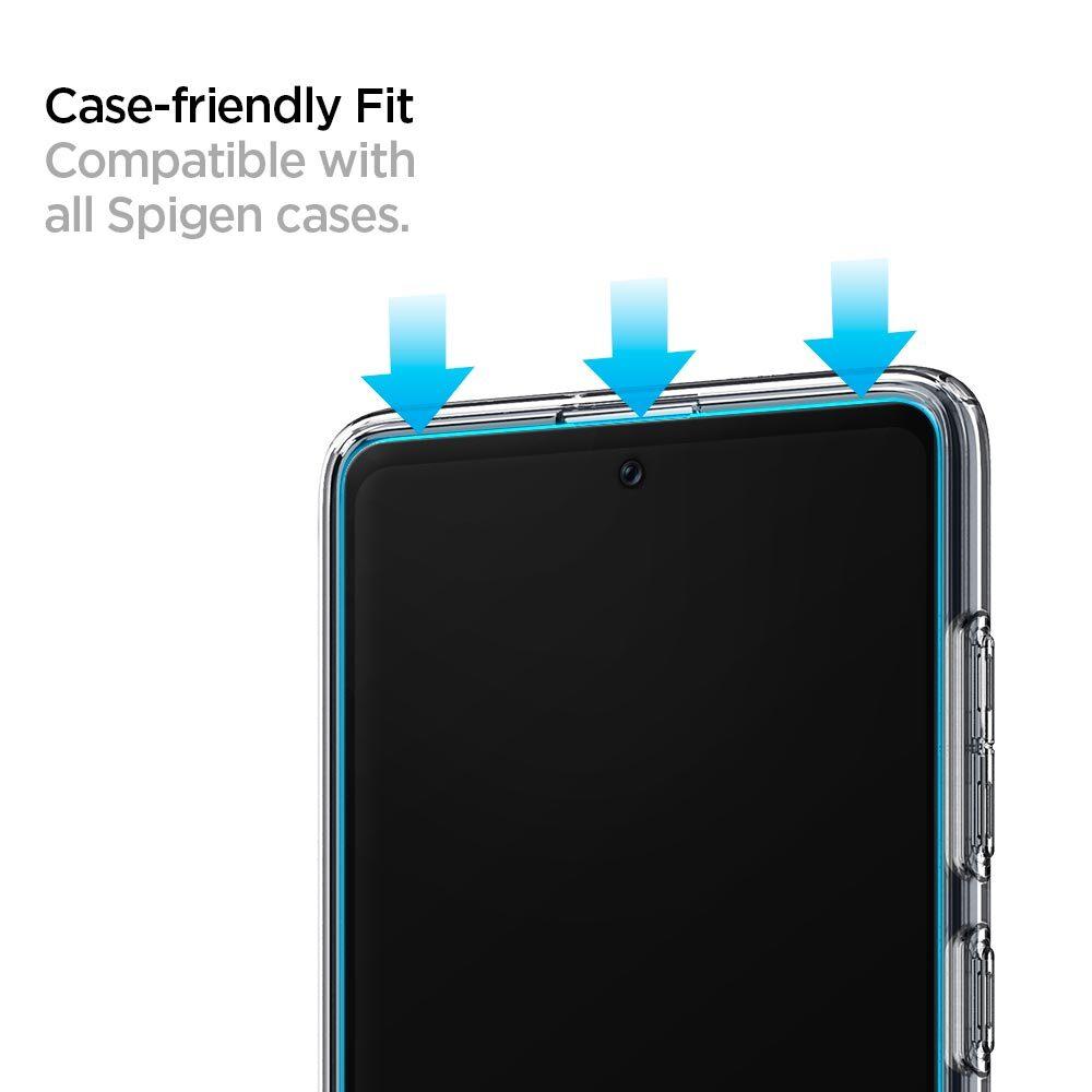 Spigen® GLAS.tR™ Full Cover AGL01049 Samsung Galaxy A71 Premium Tempered Glass Screen Protector