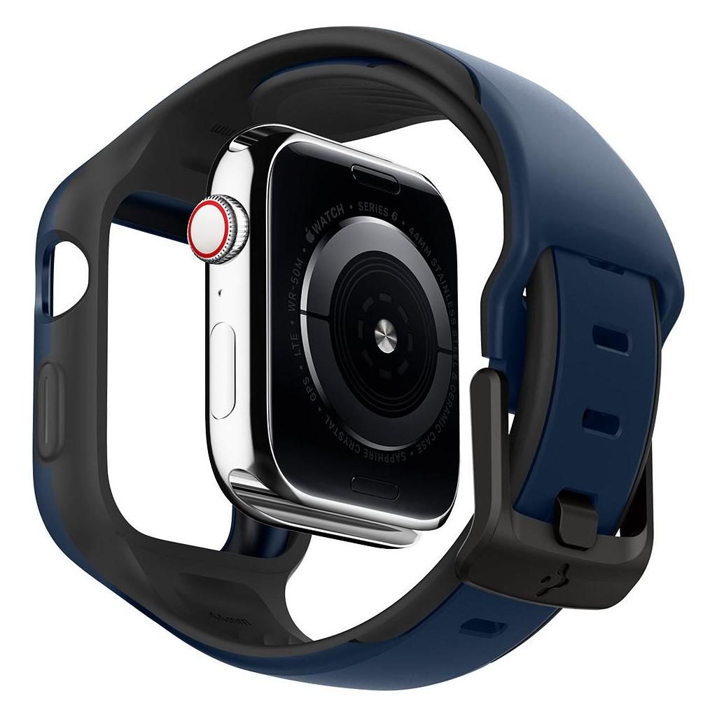 Spigen® Liquid Air™ Pro ACS02225 Apple Watch Series 6 / 5 / 4 / SE (44mm) Case - Navy Blue
