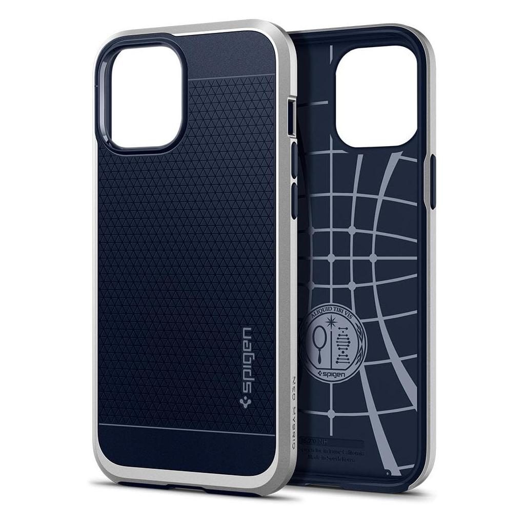 Spigen® Neo Hybrid™ ACS02249 iPhone 12 Pro Max Case - Satin Silver