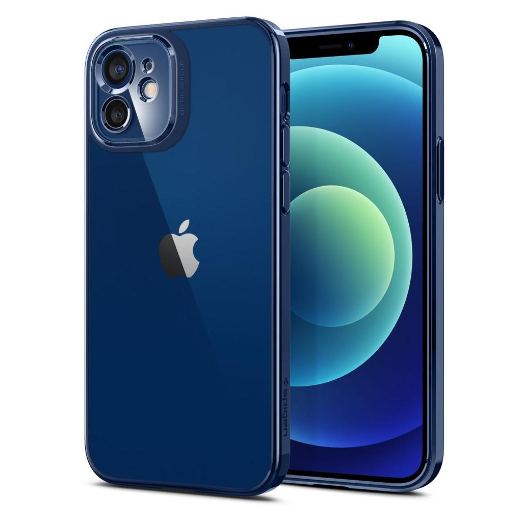 Spigen® Optik Crystal™ ACS02757 iPhone 12 Case – Chrome Blue
