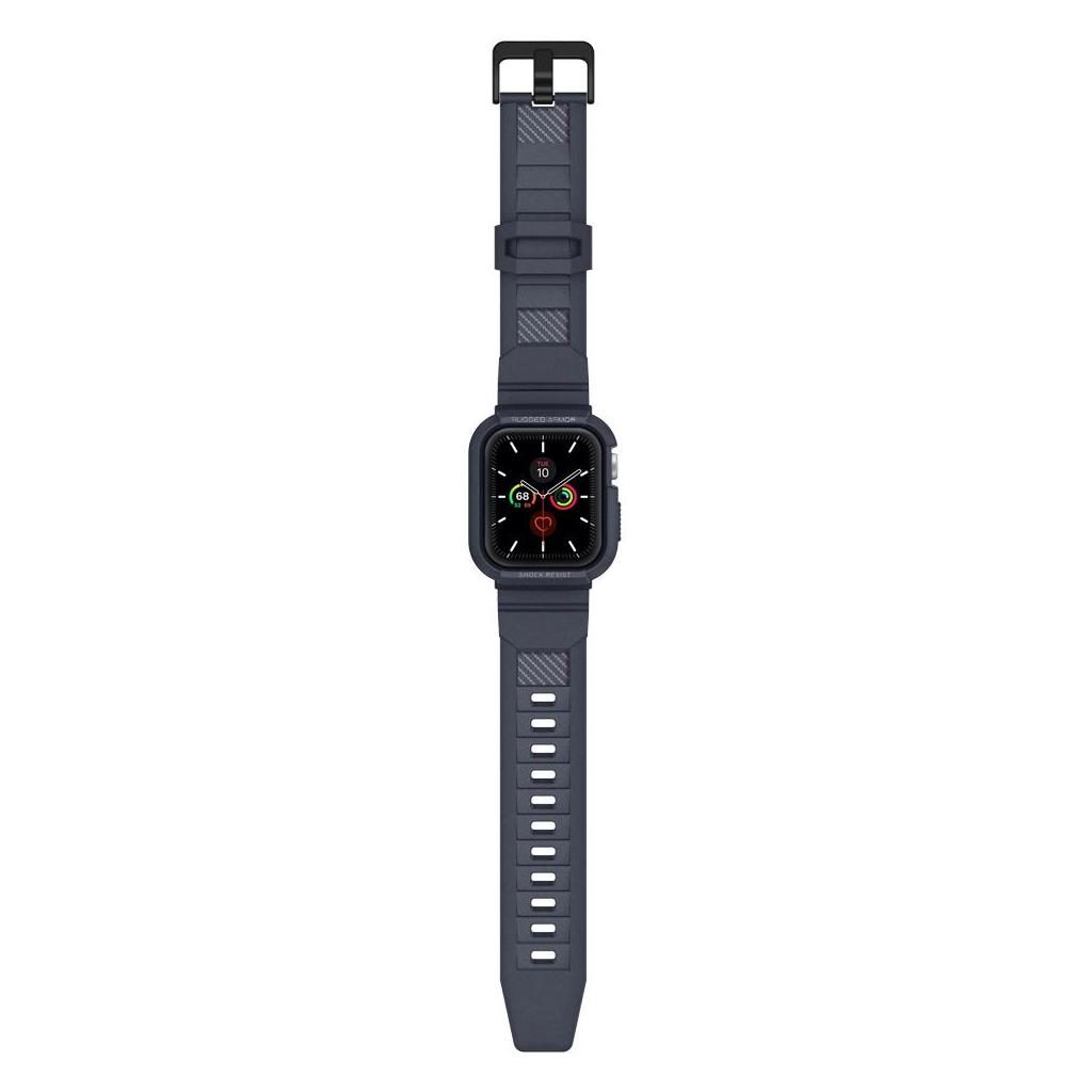 Spigen® Rugged Armor™ Pro ACS00819 Apple Watch Series 8 / 7 / 6 / SE / 5 / 4 (45mm / 44mm) Case - Charcoal Gray