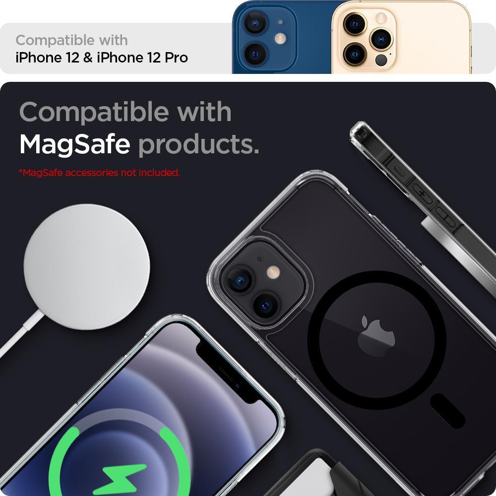 Spigen® Ultra Hybrid™ Mag Safe ACS02626 iPhone 12 / iPhone 12 Pro Case - Black
