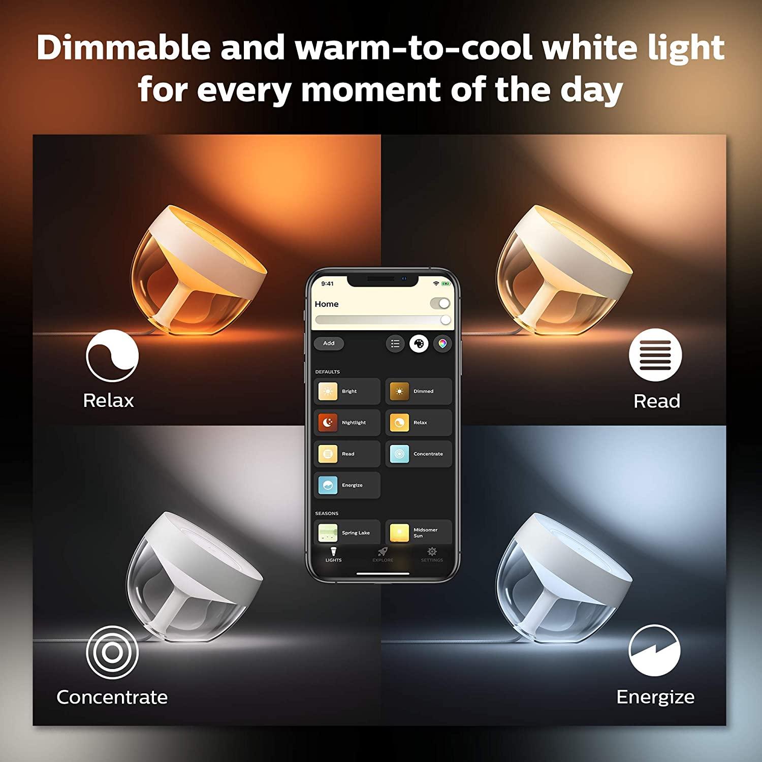 Philips Hue Iris 2.0 929002376101 Bluetooth Smart Light – White and Color Ambiance