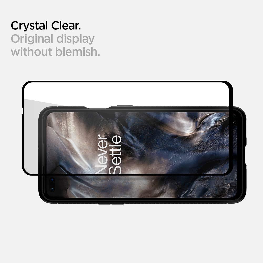 Spigen® GLAS.tR™ Full Cover AGL02049 OnePlus Nord Premium Tempered Glass Screen Protector