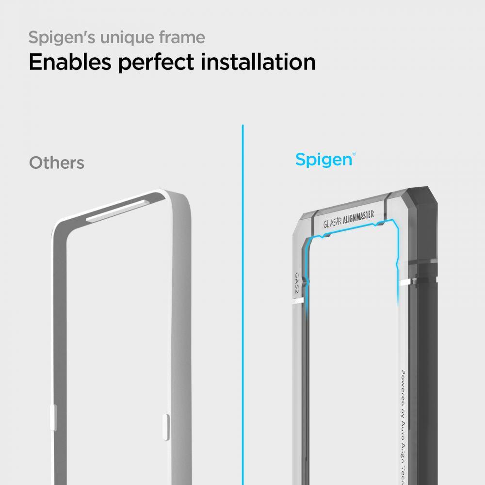 Spigen® (x2.Pack) GLAS.tR™ ALIGNmaster™ AGL02894 Sony Xperia 10 III Premium Tempered Glass Screen Protector