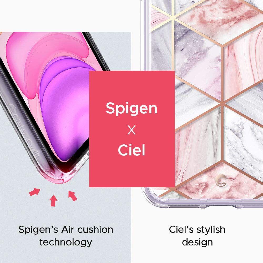 Spigen® Ciel by Cyrill Étoile Collection 076CS27220 iPhone 11 Case - Pink Marble