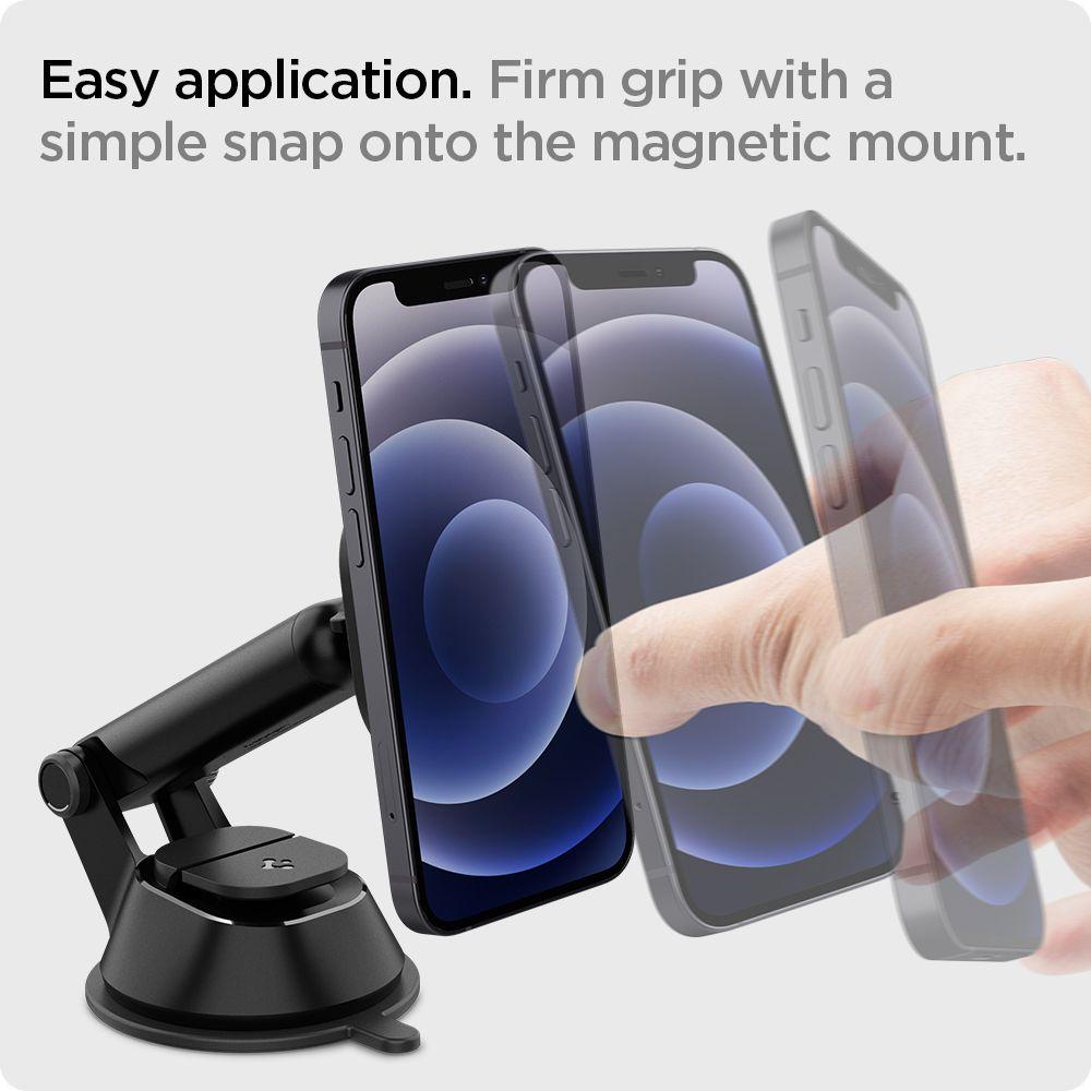 Spigen® OneTap™ ITS35 ACP02618 Magnetic Car Mount MagSafe iPhone Air Dashboard – Black