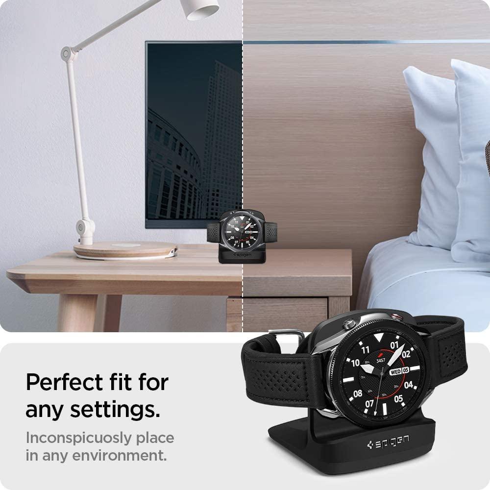 Spigen® S352 AMP01859 Samsung Galaxy Watch 3 Night Stand - Black