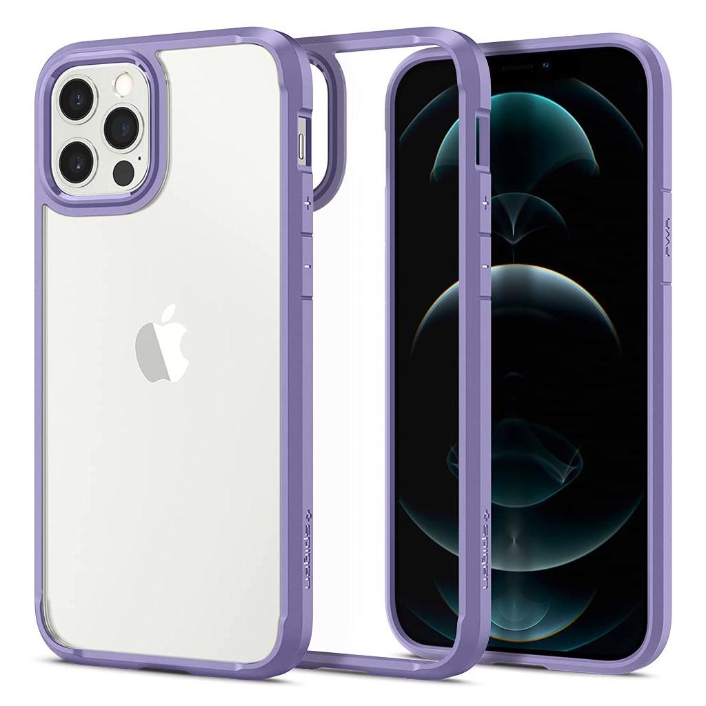 Spigen® Ultra Hybrid™ ACS03109 iPhone 12 / 12 Pro Case - Iris Purple