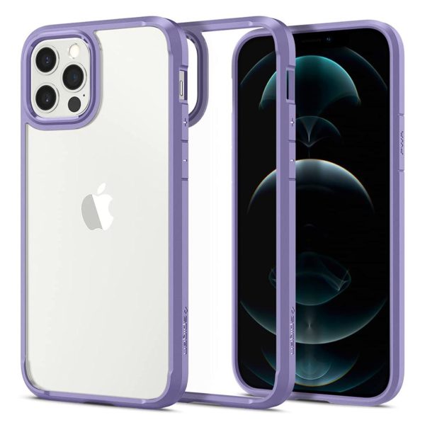 Spigen® Ultra Hybrid™ ACS03109 iPhone 12 | 12 Pro Case - Iris Purple