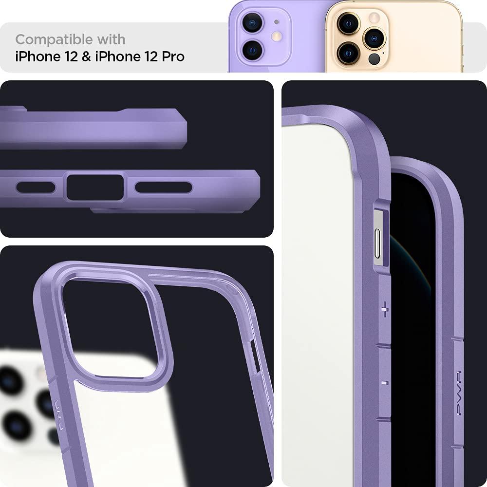 Spigen® Ultra Hybrid™ ACS03109 iPhone 12 / 12 Pro - Iris Purple