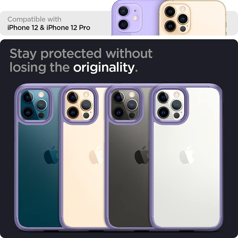 Spigen® Ultra Hybrid™ ACS03109 iPhone 12 / 12 Pro - Iris Purple