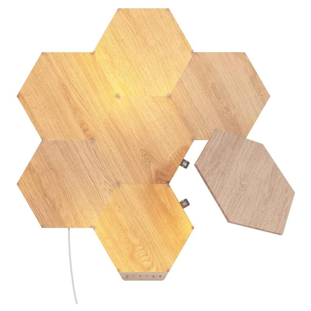Nanoleaf® Elements Hexagons NL52-K-7002HB-7PK Starter Complete Kit - 7 Panels