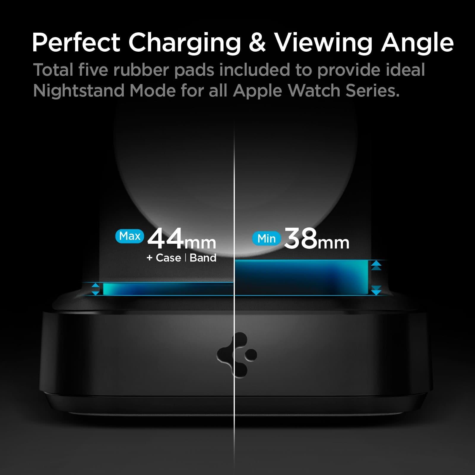 Spigen® Arcfield™ PF2002 000CH25522 Apple Watch Wireless Charger - Black